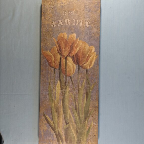 "Le Petite Jardin" Yellow Tulips Canvas Wall Art by Lisa Audit - Picture 4 of 16